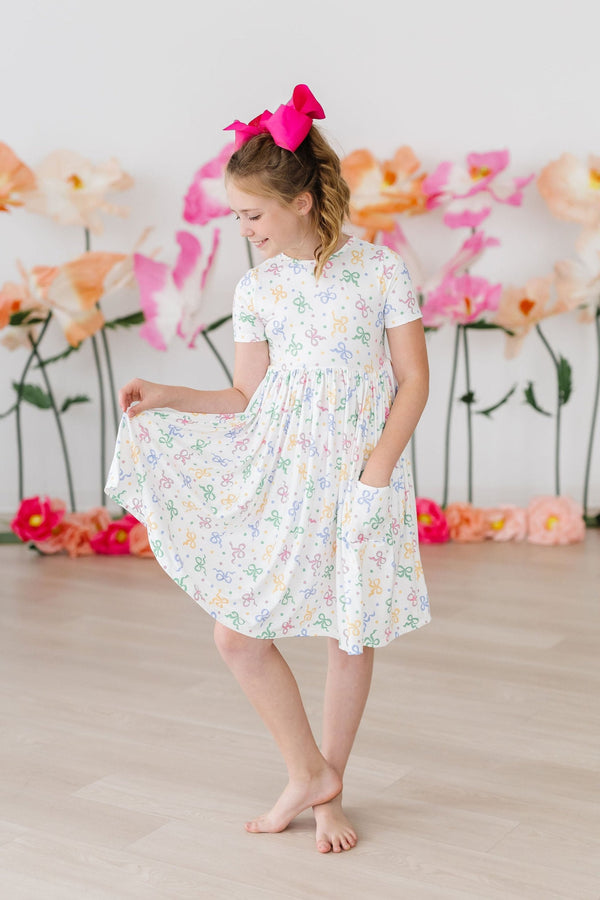 tied-in-love-s-s-pocket-twirl-dress Mila &  Rose - Sophia's Style-Tied in Love S/S Pocket Twirl Dress-6-12M--1